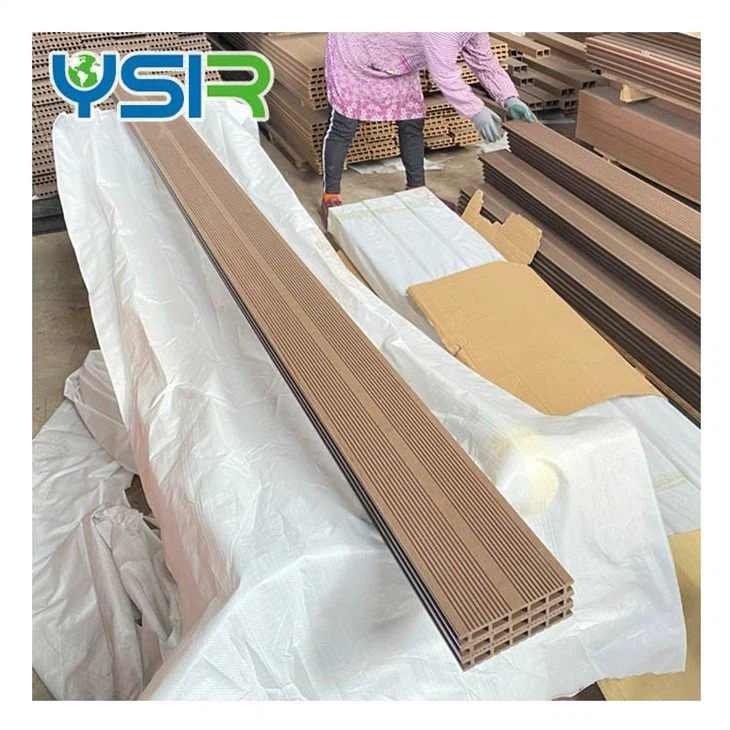WPC decking of square hole